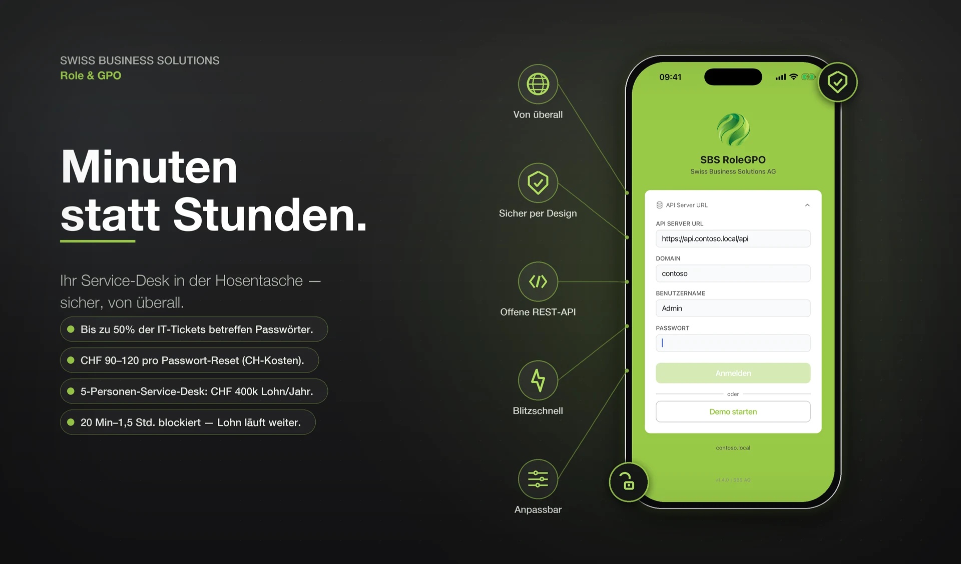 SBS Role und GPO &mdash; sicherer mobiler IT-Betrieb auf iOS, Android und Windows